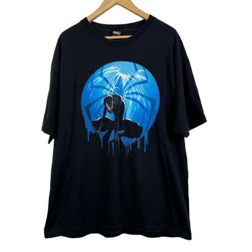 Vintage‎ Spider-Man Black Suit T-Shirt Mad Engine 2004 Mens Size XL